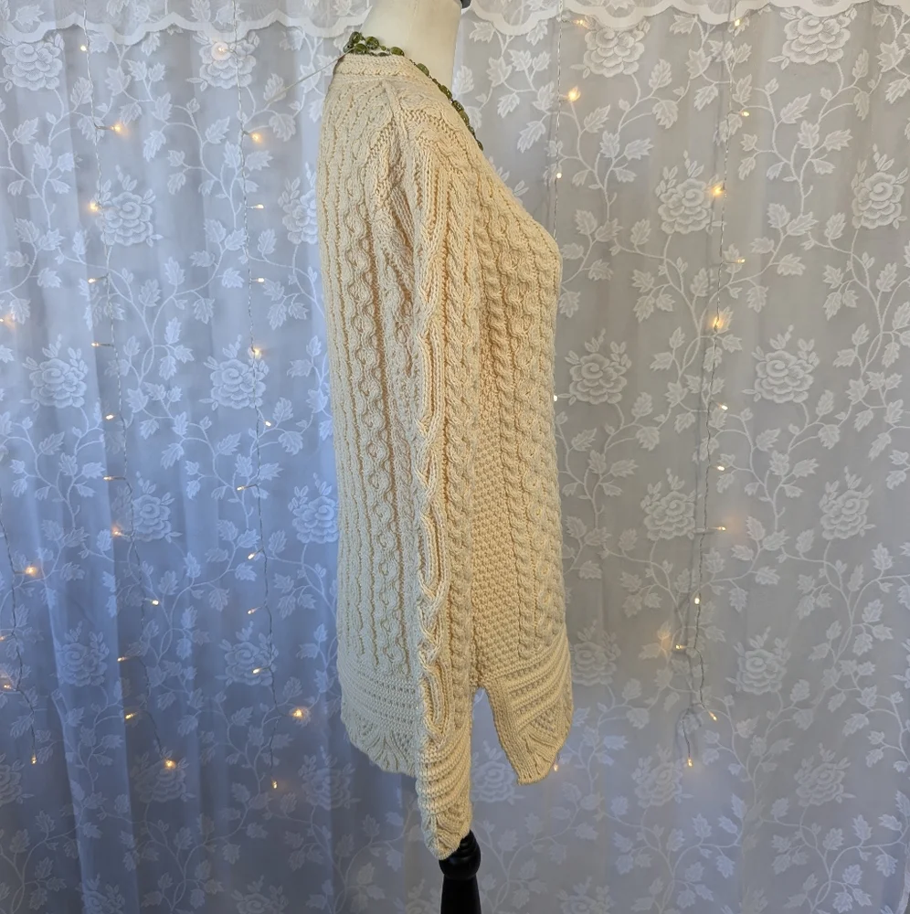 NWT The Irish Store 100% New Merino Wool Tunic Sweater - Picture 3 of 8